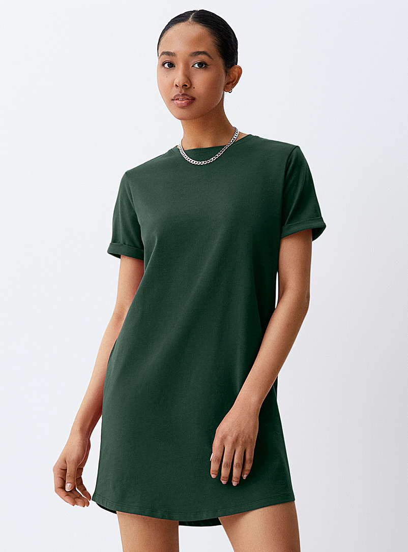 Organic Cotton Shirt Dress  Natural Fiber Non-Toxic Women's Fashion