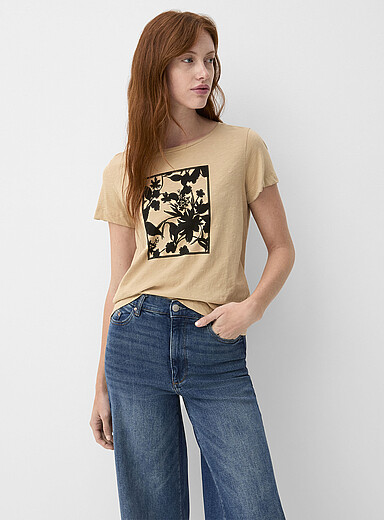 SCULPTED COTTON T-SHIRT SHIRT / SAVOY GRIS