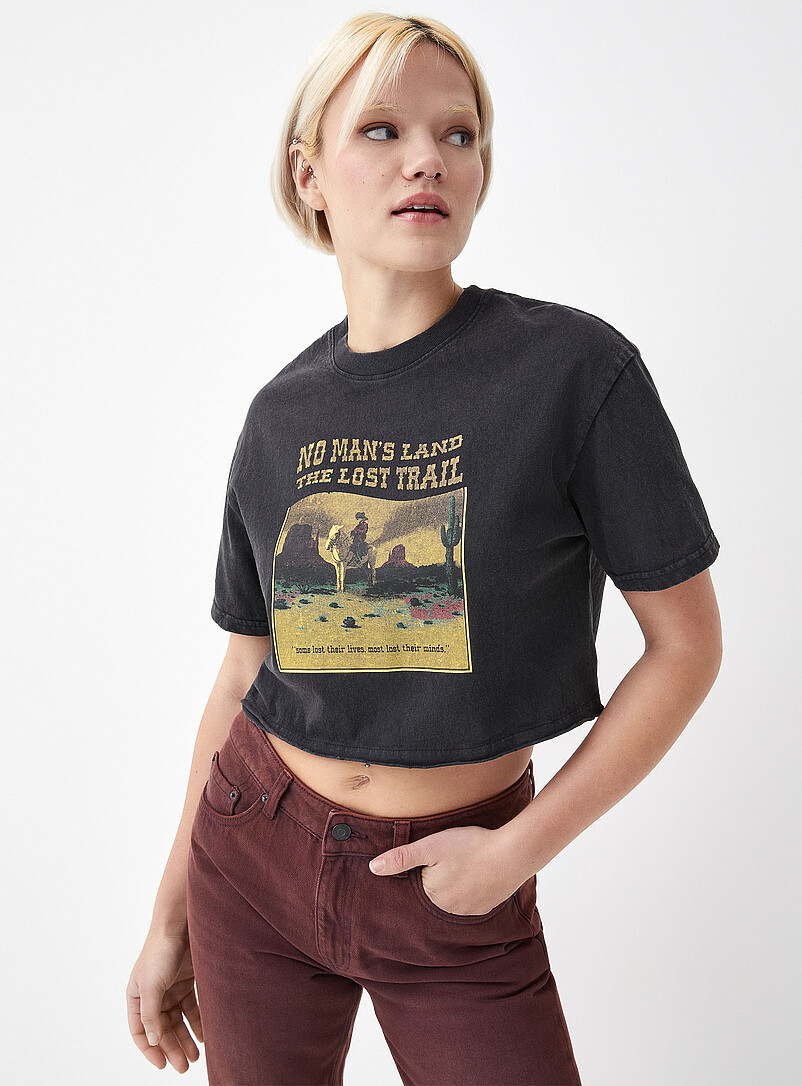 Top Court été Femme - T-shirt Ombilical Sexy à Manches Courtes, Léger Et élastique - Couleur Unie - 1