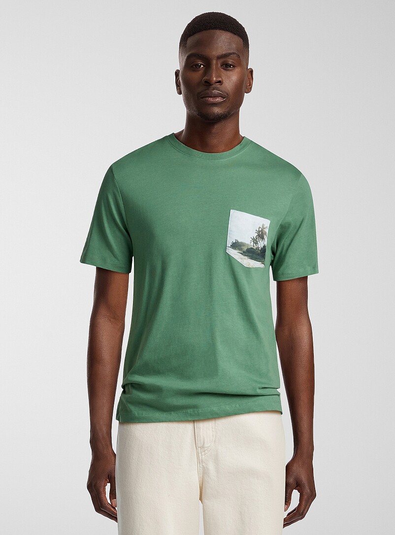 T-shirt Homme Lee – Bleu Marine Coton – Taille XL – Coupe Régulière