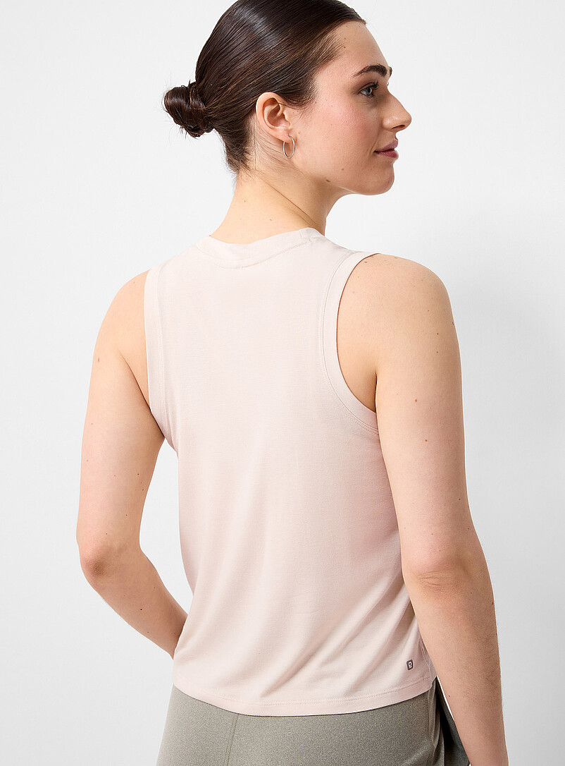 I.FIV5: La camisole jersey rebondissant Noir pour femme