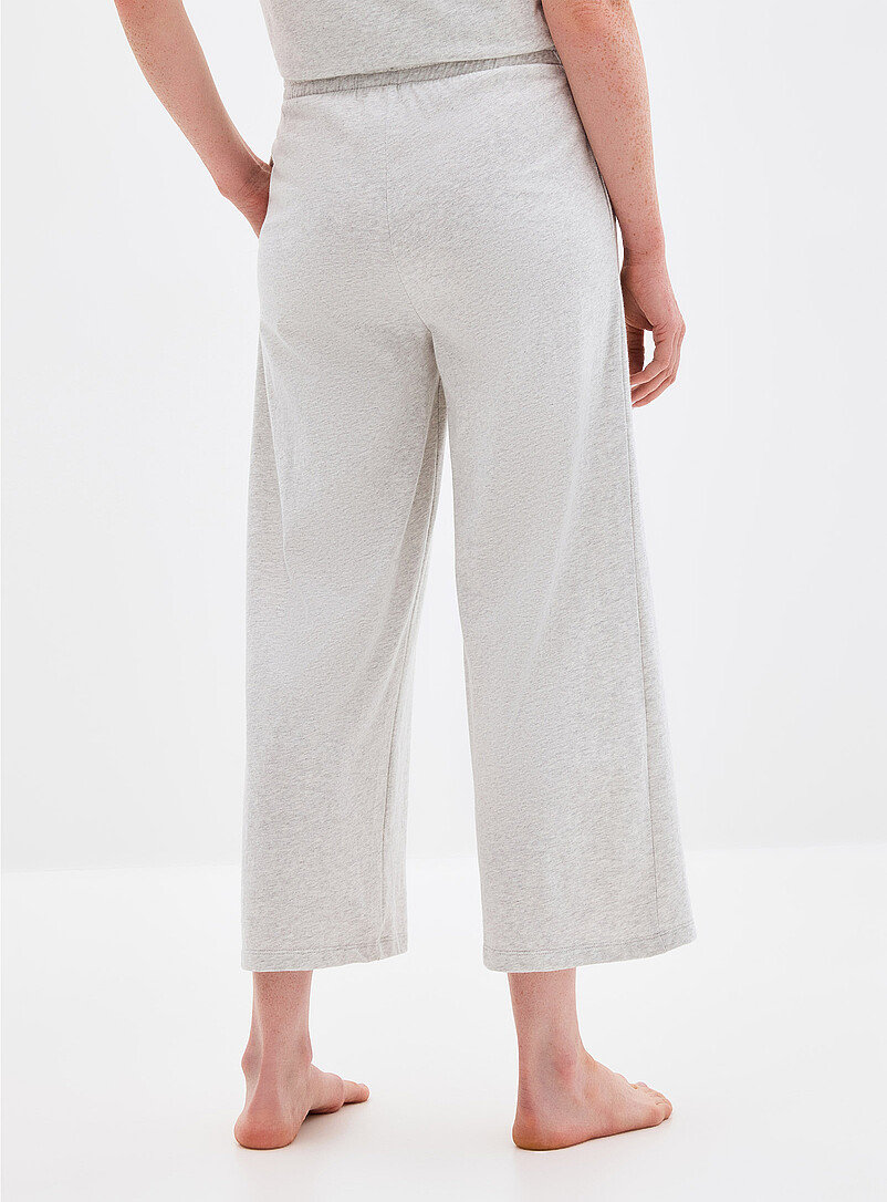 Miiyu: Le capri pyjama coloris apaisant Vert &agrave; motifs pour femme