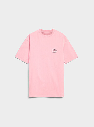 Le t-shirt d&eacute;lav&eacute; broderie ludique <b>Coupe r&eacute;guli&egrave;re</b>