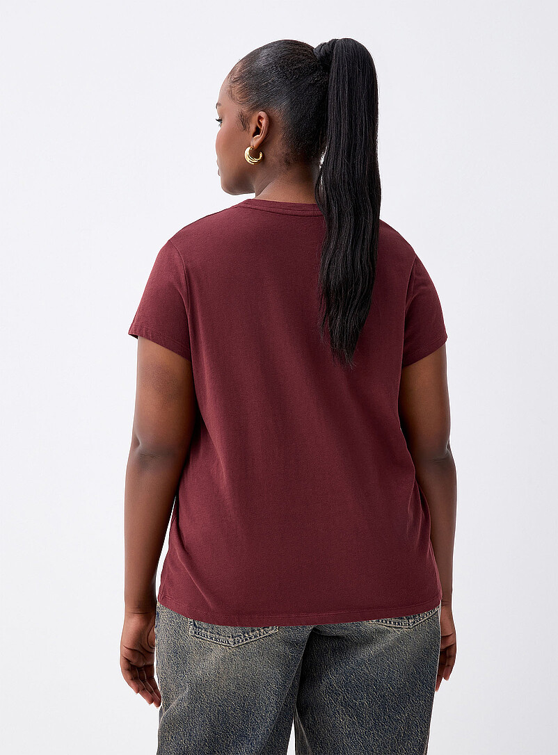 Twik: Le t-shirt imprim&eacute; graphique <b>Coupe d&eacute;contract&eacute;e</b> &Eacute;cru - Lin pour femme