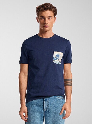 Printed-pocket T-shirt <b>Standard fit</b>