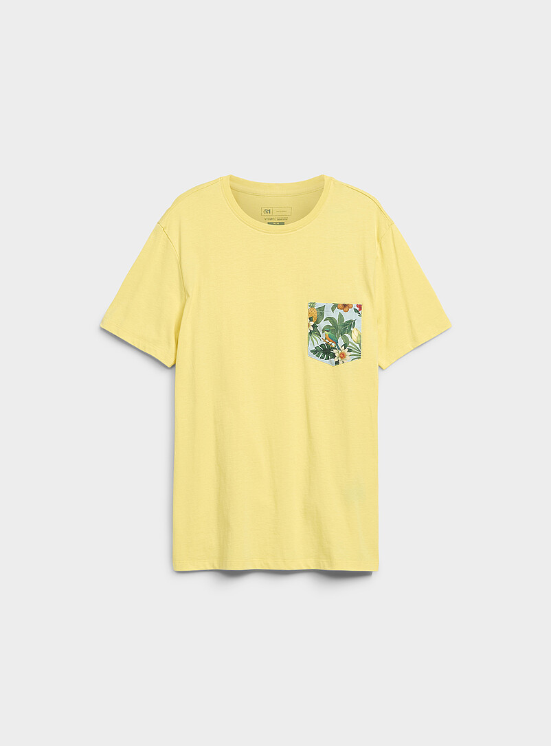 Printed-pocket T-shirt Standard fit | Le 31 | Shop Men's Printed ...
