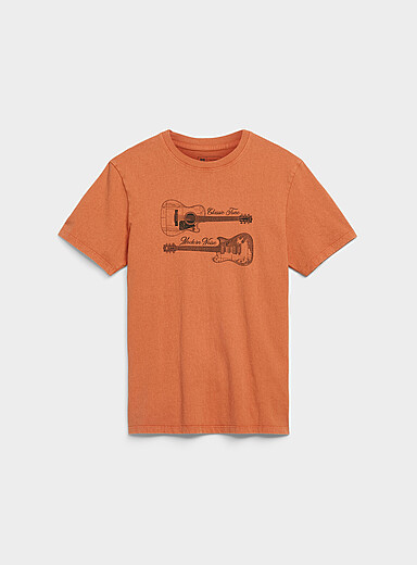 Printed faded jersey T-shirt <b>Standard fit</b>