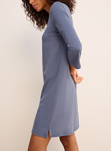 Soothing tone pattern crew-neck sleep tee
