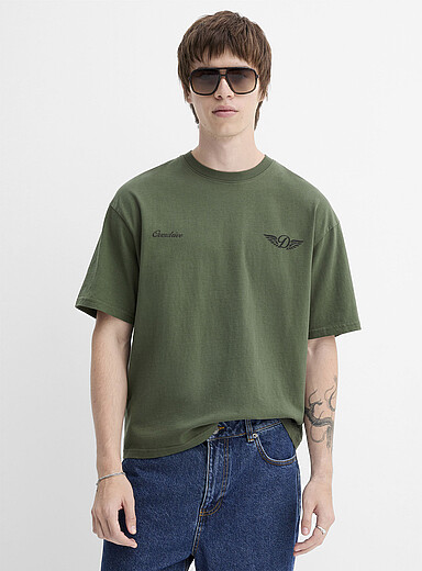 Djab Green Workshop graphic T-shirt <b>Oversized fit</b> for men