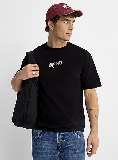 Le 31 Black Japanese art T-shirt <b>Comfort fit</b> for men