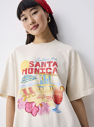La robe t-shirt graphique