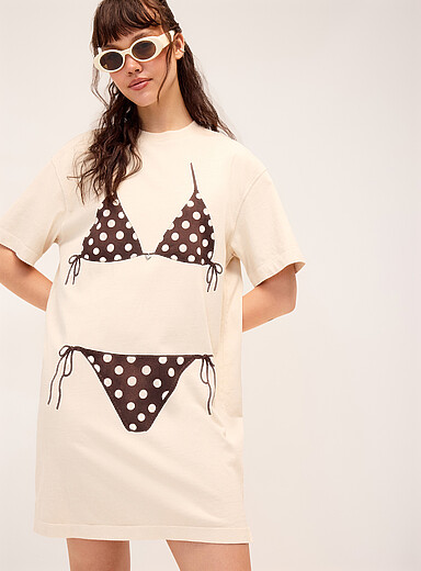 La robe t-shirt graphique