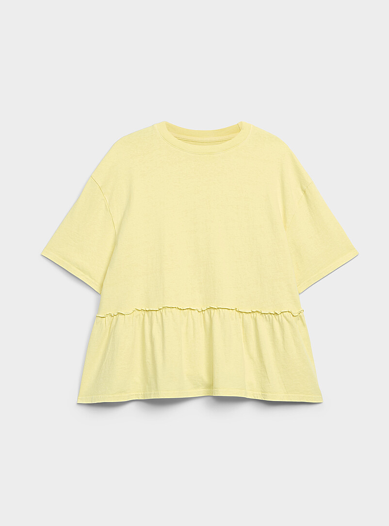 Loose ruffle tee | Twik | Women's Short-Sleeve T-shirts | Simons