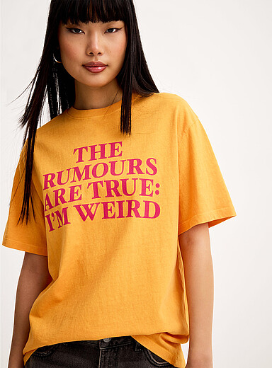 Printed washed T-shirt <b>Oversized fit</b>