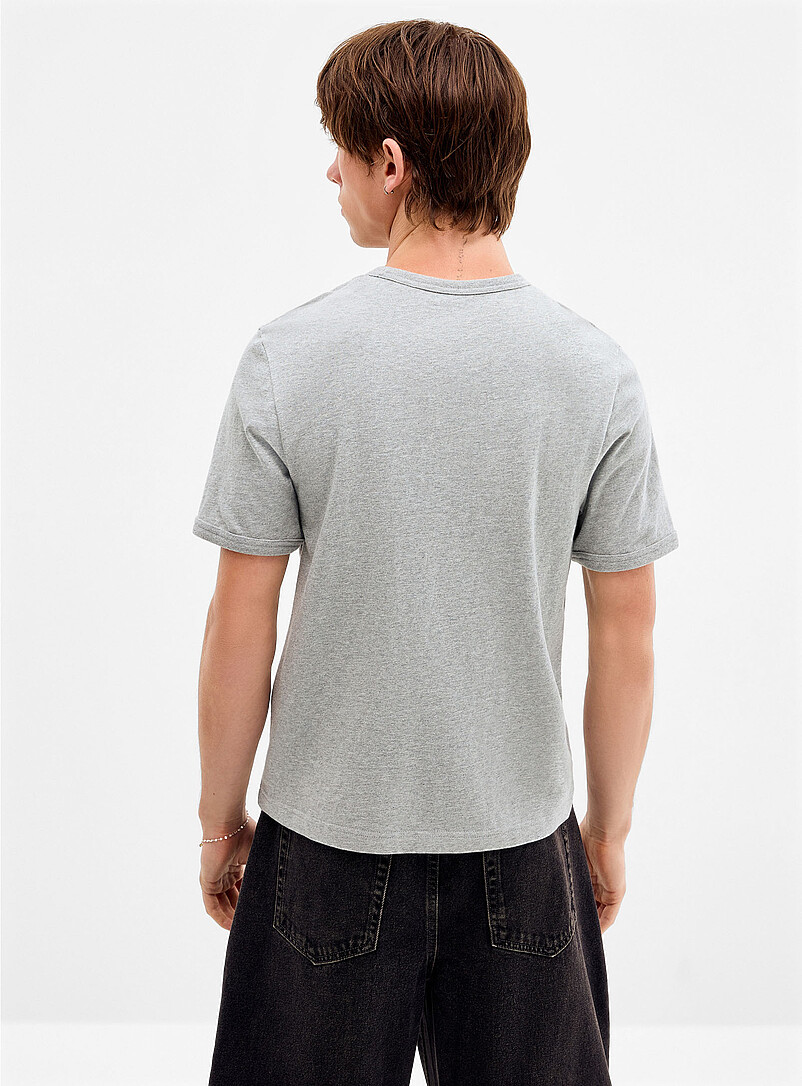 Djab Pink Monochrome ringer T-shirt <b>Retro fit</b> for men