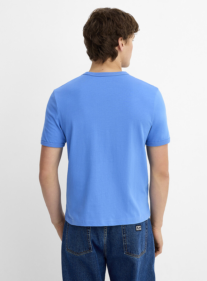 Djab Pink Monochrome ringer T-shirt <b>Retro fit</b> for men
