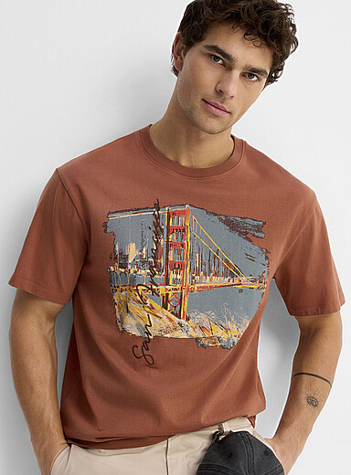 Urban painting T-shirt <b>Comfort fit</b>
