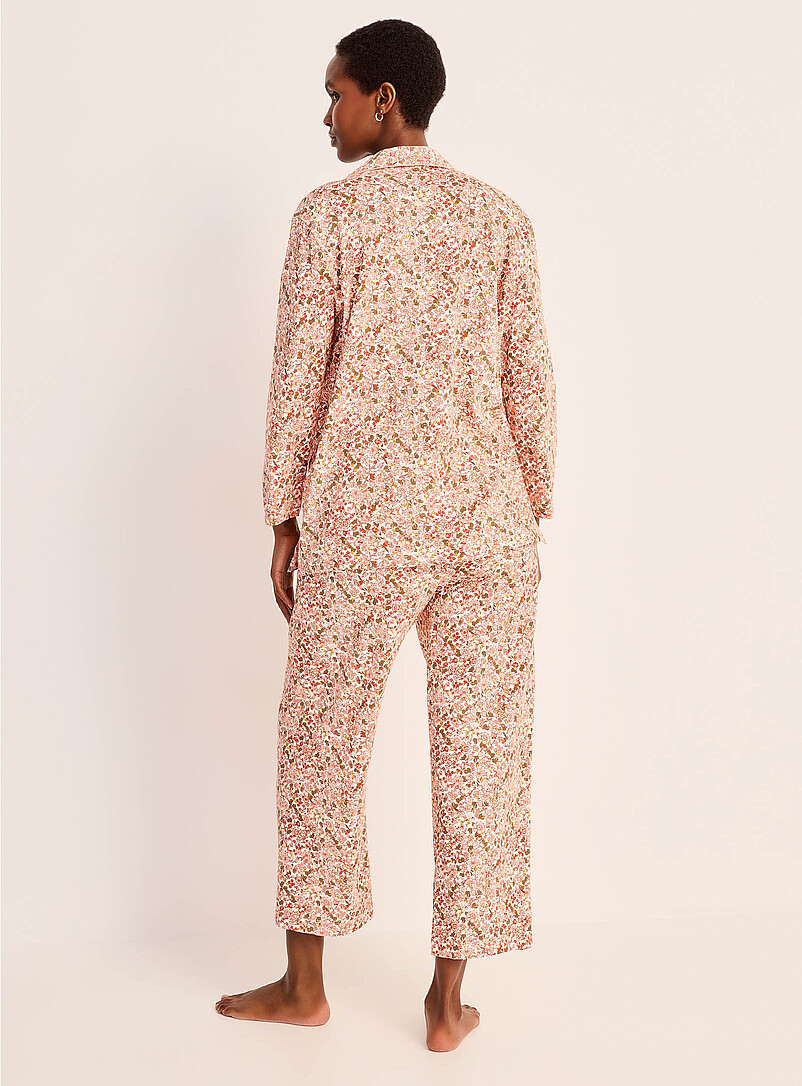 Miiyu: L'ensemble pyjama lis&eacute;r&eacute; jersey confort Mauve pour femme