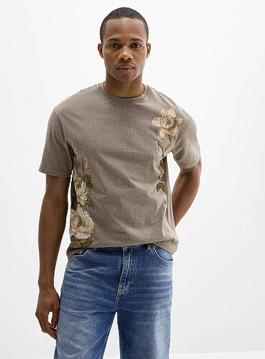 Le t-shirt botanique Coupe confort <b>Fabrication circulaire</b>