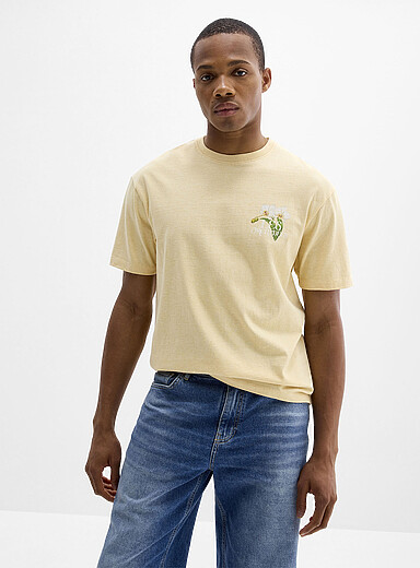 Le t-shirt botanique Coupe confort <b>Fabrication circulaire</b>