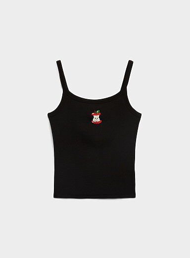 Twik: La camisole col d&eacute;gag&eacute; image billes Vert pistache - Menthe pour femme