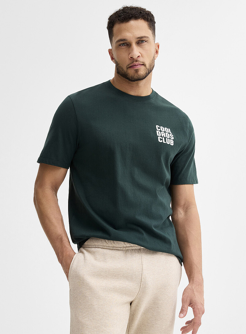 Le 31: Le t-shirt imprim&eacute; petit-d&eacute;jeuner Jaune &agrave; motifs pour homme