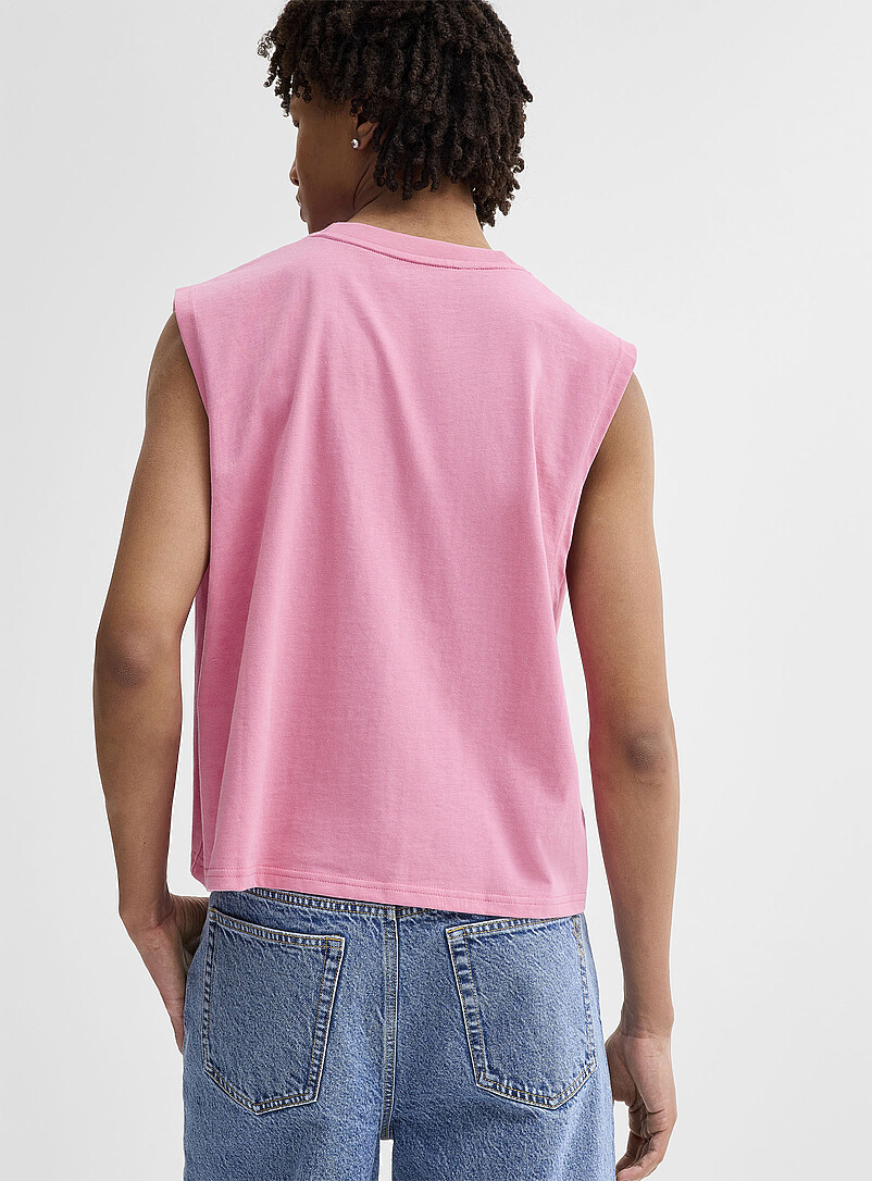 Djab: La camisole unie &eacute;court&eacute;e DJAB 101 <b>Coupe ample</b> Noir pour homme