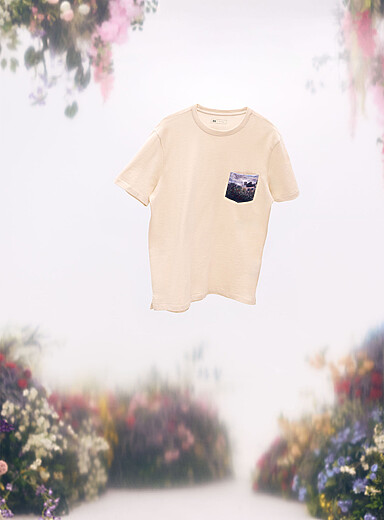 Le t-shirt pochette impressionniste Coupe standard <b>Collection En hommage &agrave; Claude Monet</b>