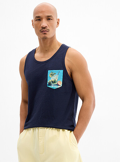 La camisole pochette vacances <b>Coupe standard</b>