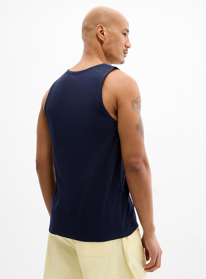 Le 31: La camisole pochette vacances <b>Coupe standard</b> Blanc cass&eacute; pour homme