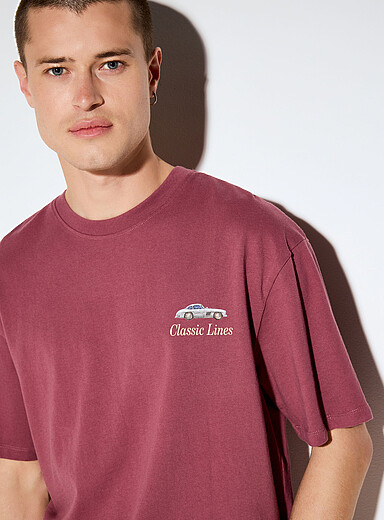 Le 31 Dusty Pink Race car T-shirt <b>Comfort fit</b> for men