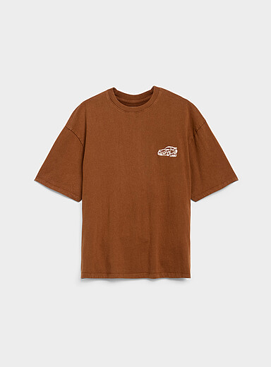 Le t-shirt ample broderie <b>Coupe ample</b>