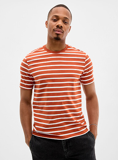 Le t-shirt rayures binaires