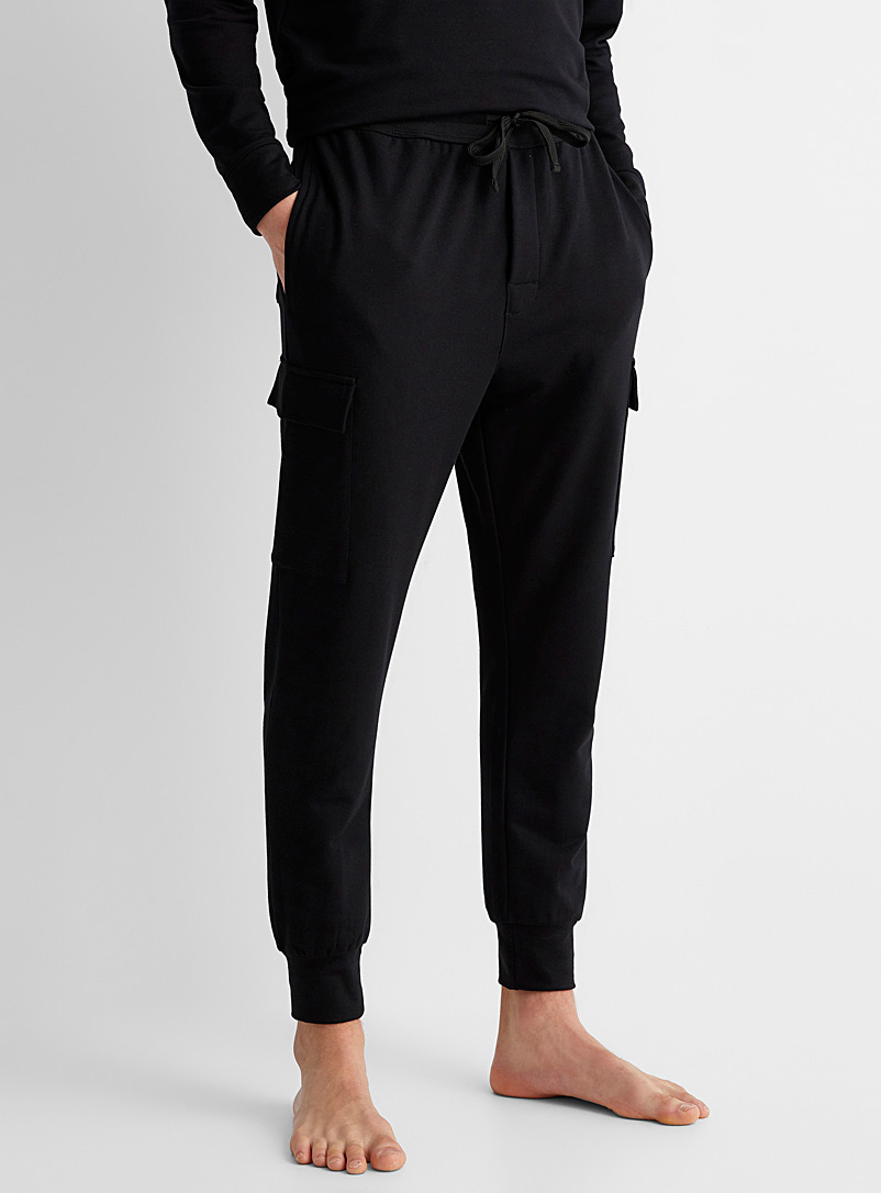 Recycled polyester cargo lounge joggers 