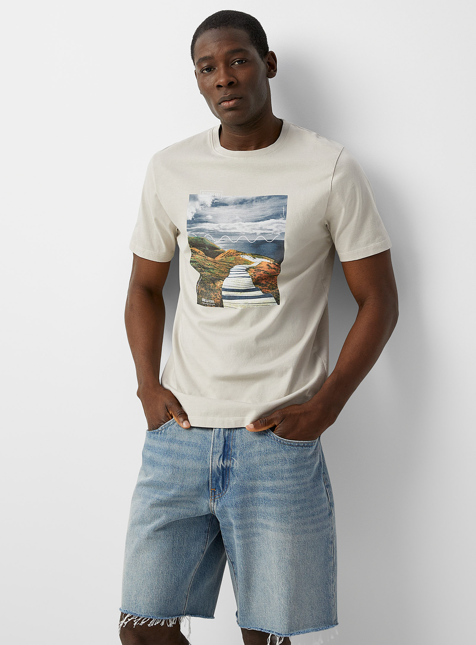 Le 31 Canadian Parks T-shirt In Neutral