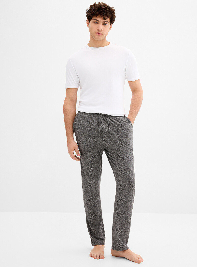 Solid Brushed Finish Pyjama Pant