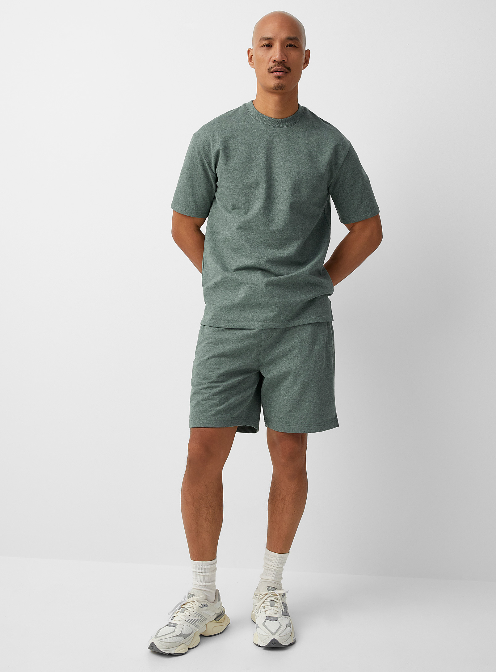 Le 31 Terry-lined Short In Green