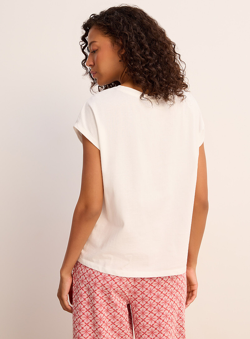 Soothing tone cap-sleeve T-shirt product image 3