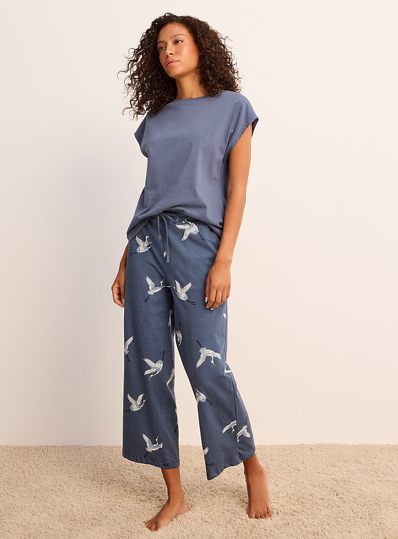 Soothing Tone Pyjama Capri Pant