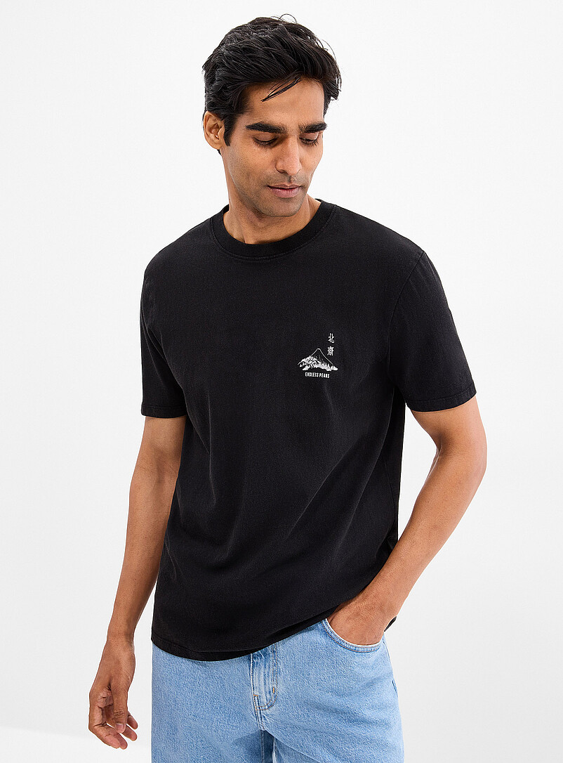 Printed faded jersey T-shirt Standard fit product image 2