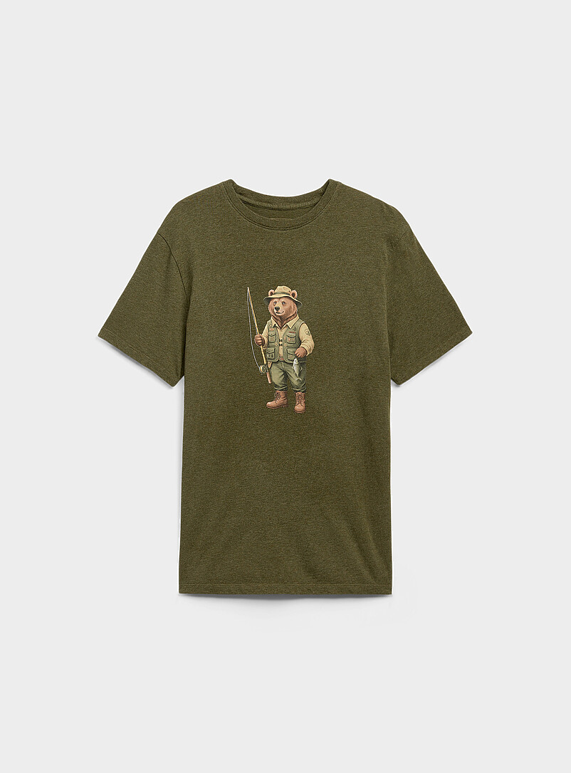Fun animal print T-shirt Standard fit product image (primary)