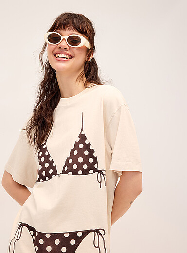 La robe t-shirt graphique