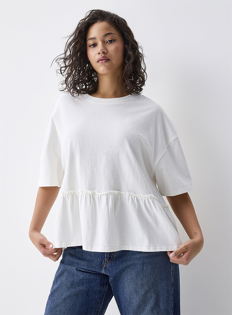 Loose Ruffle Tee