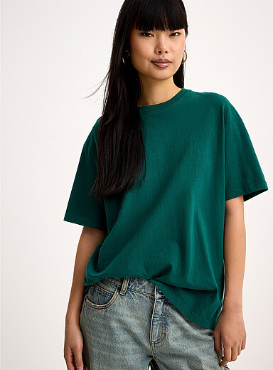 Printed washed T-shirt <b>Oversized fit</b>