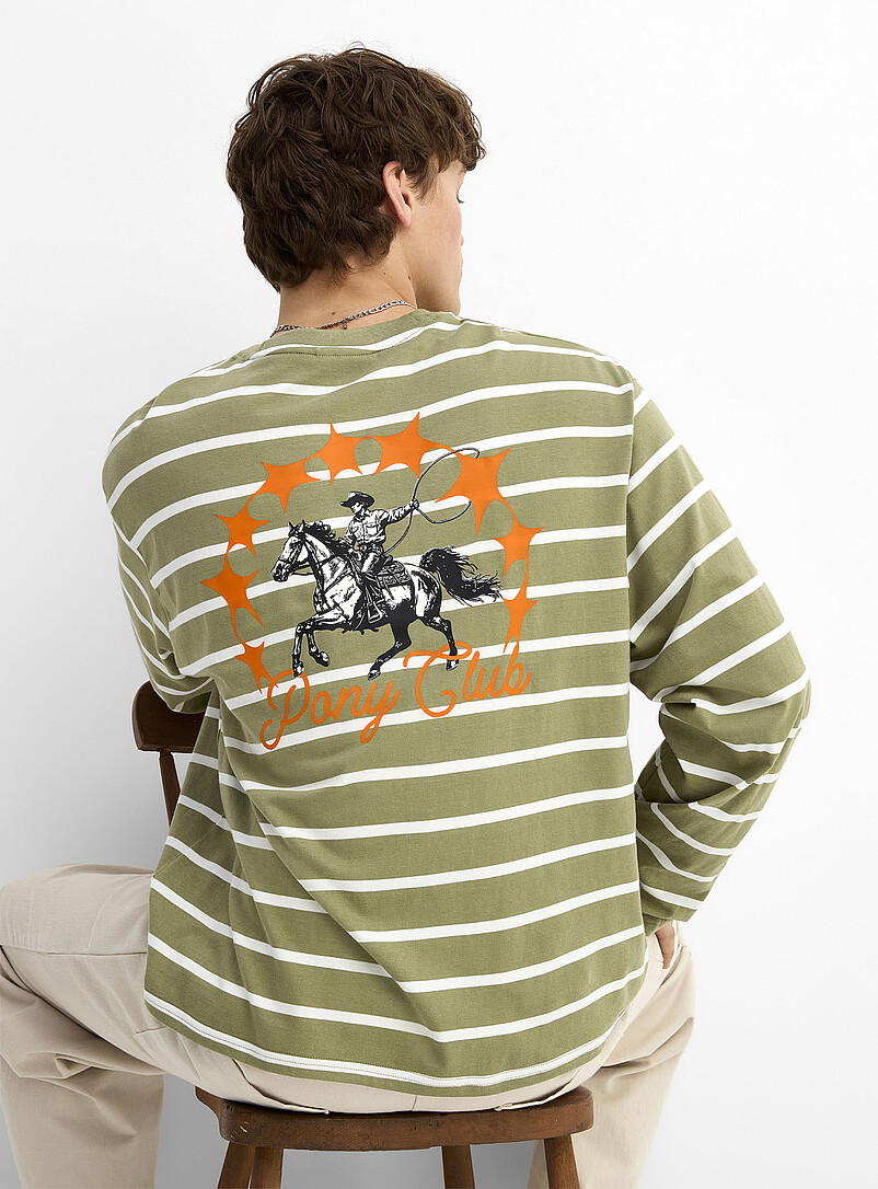 Striped Graphic T-Shirt