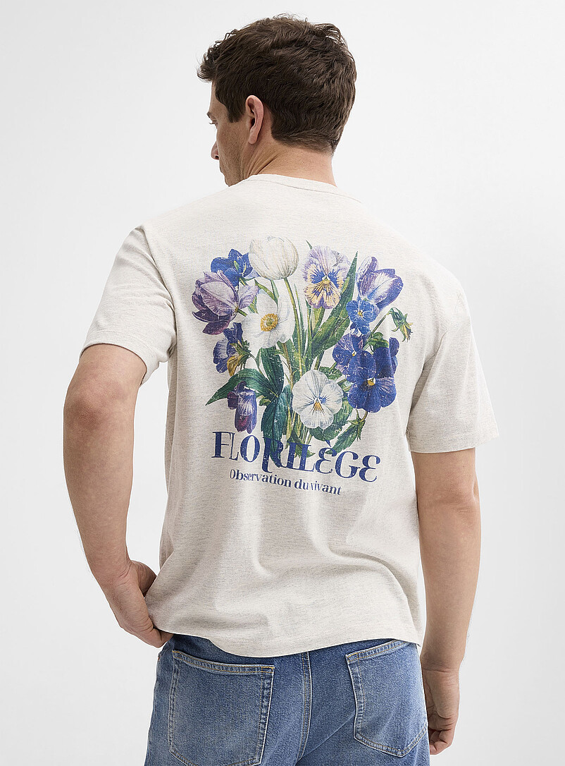Botanical T-shirt Comfort fit Circular manufacturing product image (primary)