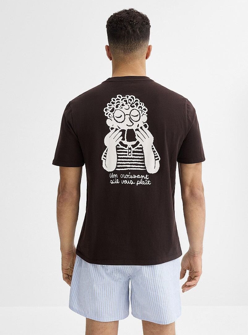 Breakfast Print T-Shirt
