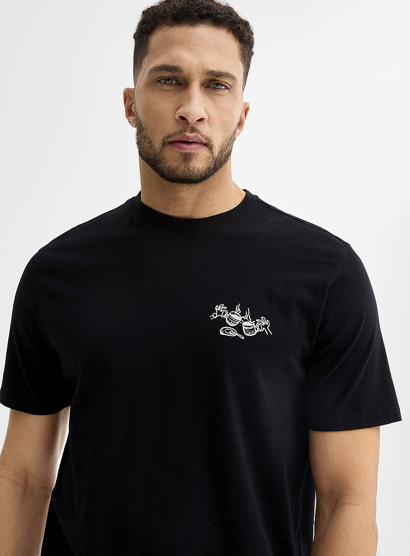 Breakfast Print T-Shirt
