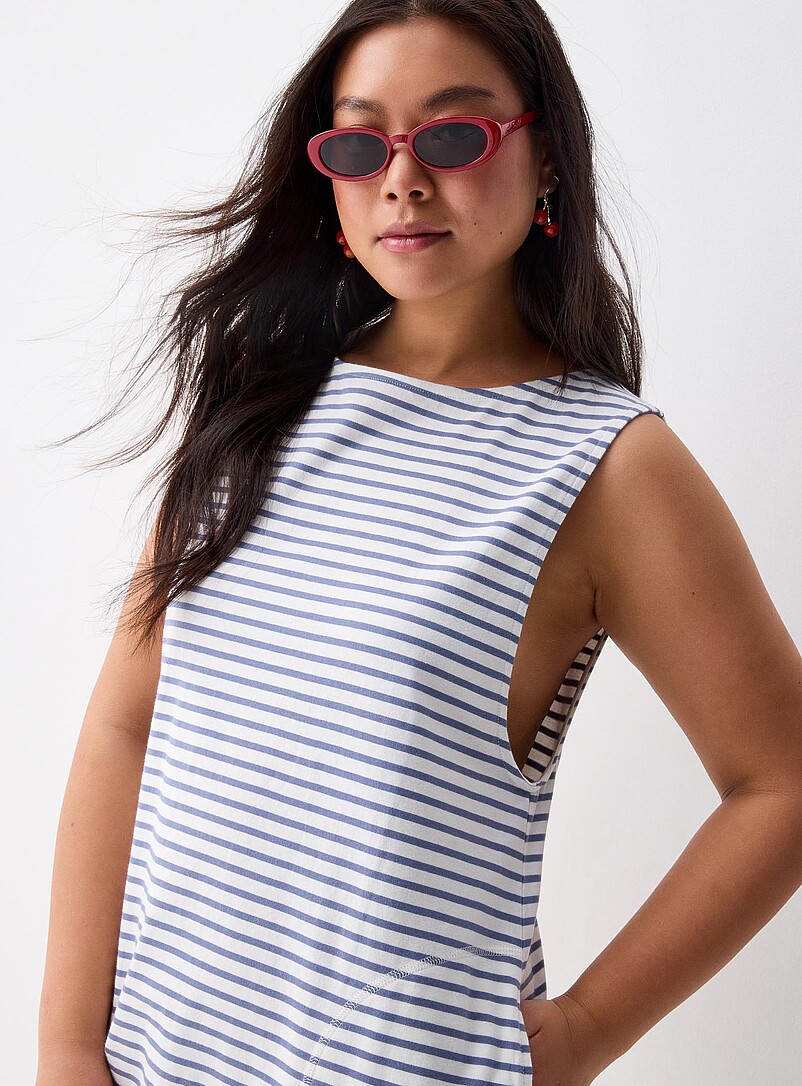 Striped jersey dress product image 2