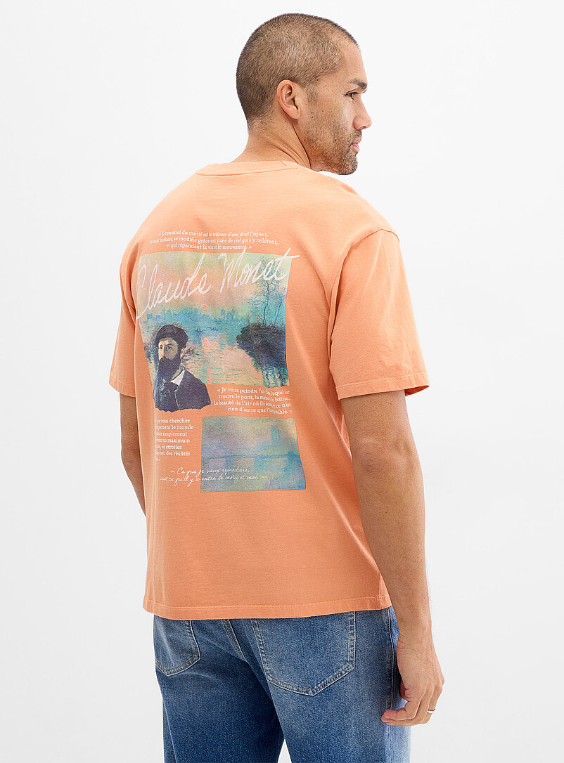 Impressionist art T-shirt Comfort fit A Tribute to Claude Monet Collection product image 2